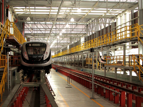 徐州2號(hào)線動(dòng)車(chē)組檢修平臺(tái)